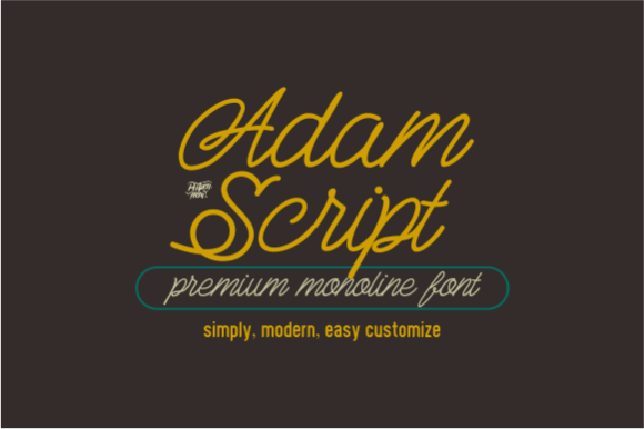 Adam Script: A Font for Elegant Digital Marketing