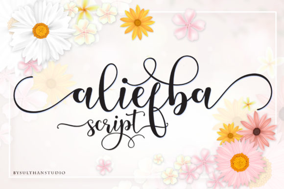 Aliefba: An Elegant Handwritten Font for Consistent Branding