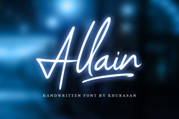 Allain Font: A Refined Handwritten Typeface for Editorial Elegance
