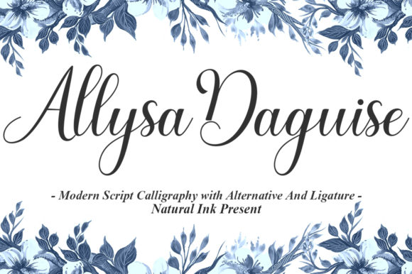Allysa Daguise: A Font for Elegant Branding and Business Identity