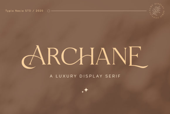 Archane Serif Font for Elegant Marketing Communication