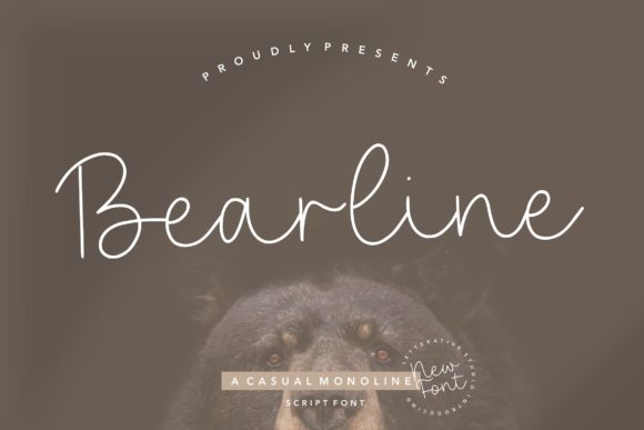 Bearline: A Casual Monoline Script Font for Campaign Designers