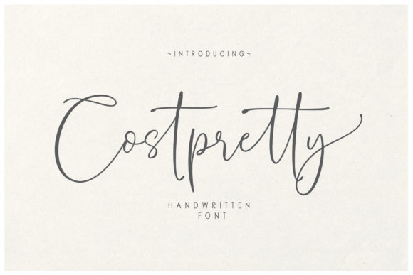 Costpretty: A Font for Elegant and Charming Business Branding