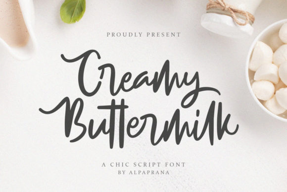 Creamy Buttermilk Font Review and Real-World Branding Test