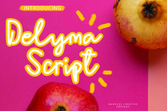 Delyma: An Elegant Script Font for Creative Makers