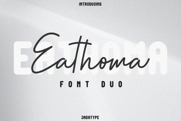 Elevate Your Brand with the Eathoma Font Duo