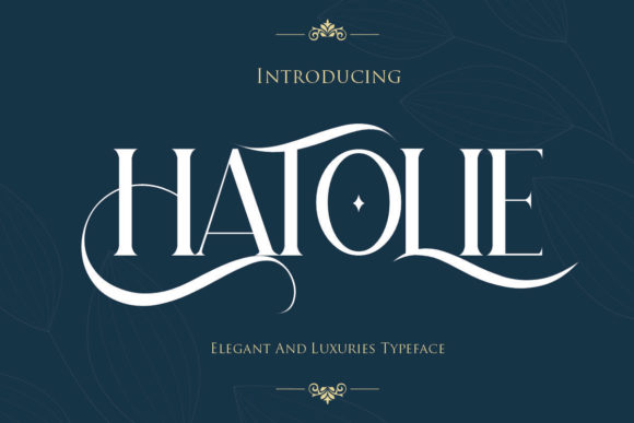 Hatolie: An Elegant Serif Font for Refined Editorial Design
