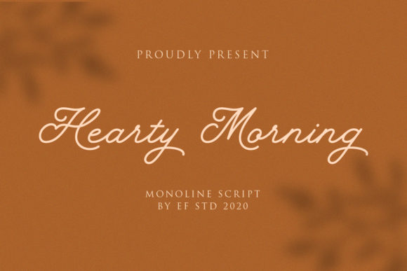 Hearty Morning Font: A Timeless Typeface for Modern Branding