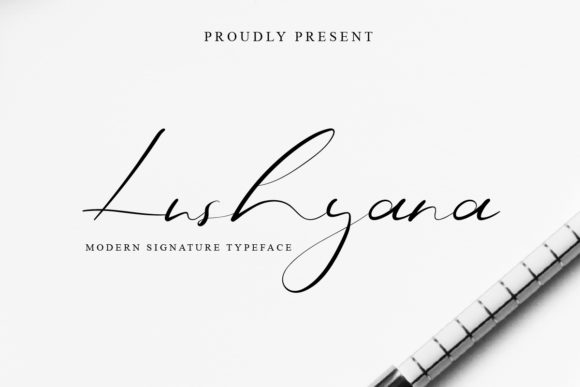 Lushyana: A Premium Handwritten Script Font for Editorial Design