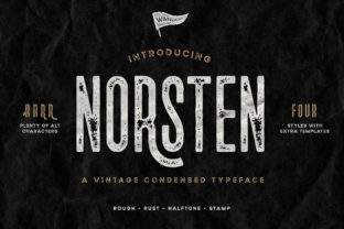 Norsten: A Vintage Sans Serif Font for Editorial Mood