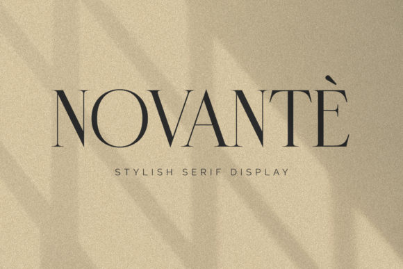 Novante: The Serif Font That Gives Your Brand a Polished Edge