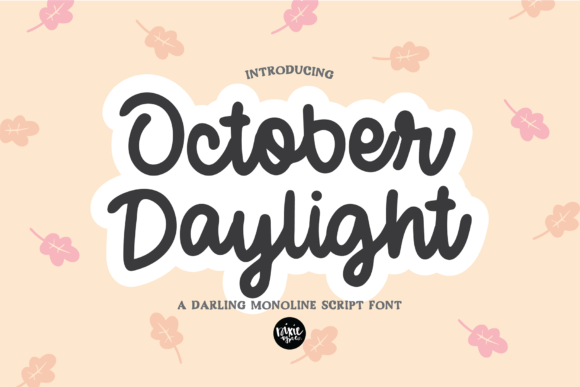 October Daylight: A Bold Display Font for Modern Websites