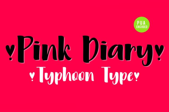 Pink Diary: The Handwritten Font for Modern Campaigns