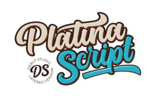 Platina Script Font: Bold Script Style for Brand Impact