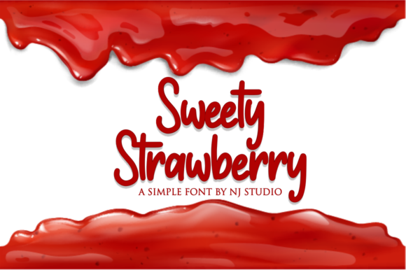 Sweety Strawberry Font Review: A Friendly Script Handwritten Font