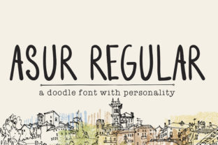 Testing the Asur Regular Font in a Real Website Design