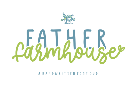 The Father Farmhouse Font for Small Business Branding