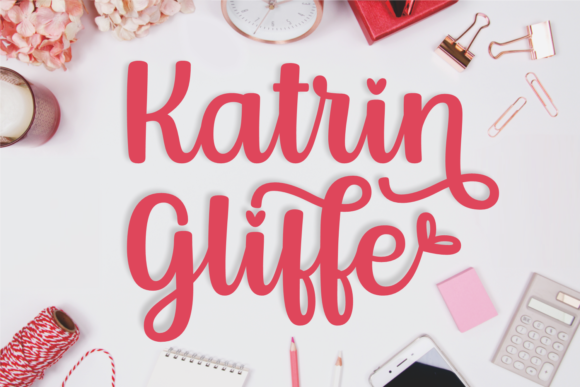 The Katrin Gliffe Font: A Contemporary Script for Design Projects