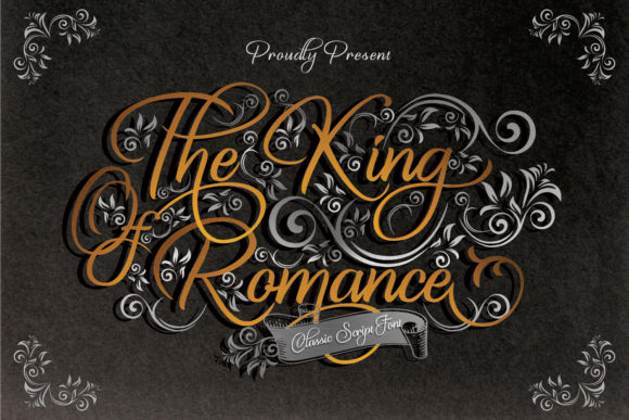 The King of Romance Font for Elegant Branding Projects