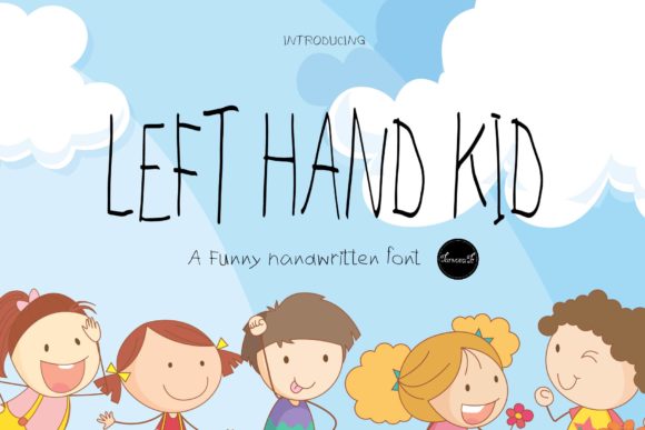 The Left Hand Kid Font for Digital Branding