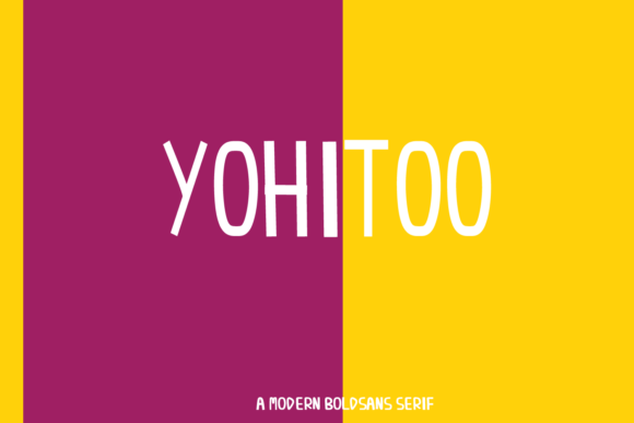 The Yohitoo Font: A Minimal Sans Serif for Business Branding